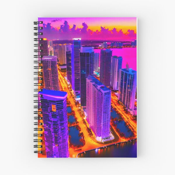 Item preview, Urban Sunset: Miami’s Evening Glow designed and sold by GrizzlyCollective.