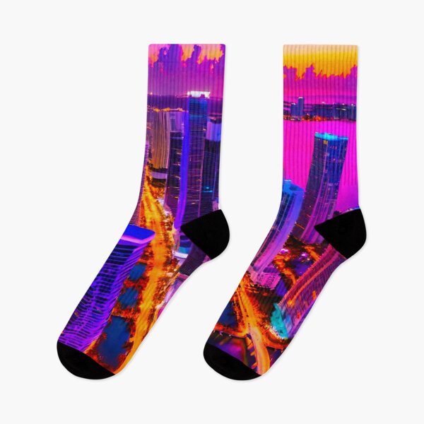 Item preview, Urban Sunset: Miami’s Evening Glow designed and sold by GrizzlyCollective.