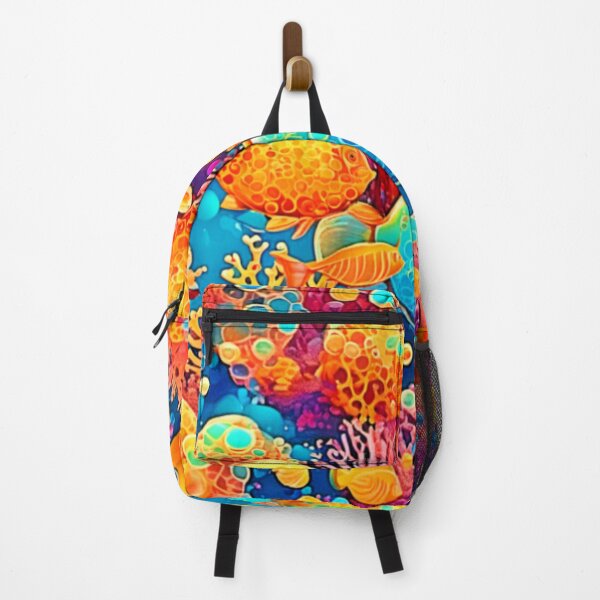 Item preview, Colorful Coral Reef Artwork designed and sold by Health And Fitness Posts e-Store.