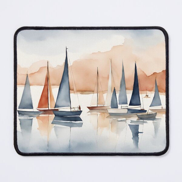Item preview, Sail Boats At Sea designed and sold by littlemoostore.