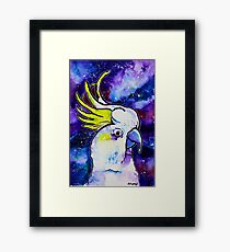 Galaxy Cockatoo Framed Print