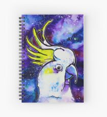 Galaxy Cockatoo Spiral Notebook