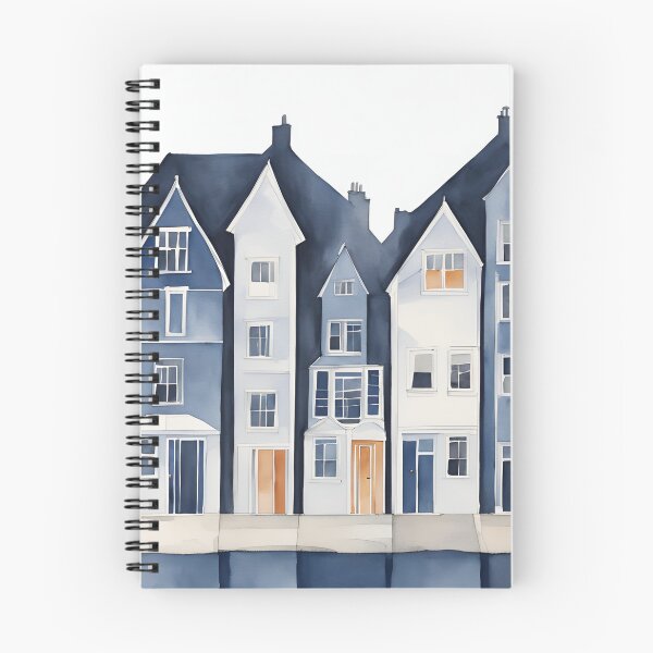 Item preview, Quaint Fishing Town designed and sold by littlemoostore.