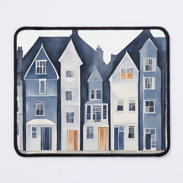 Item preview, Quaint Fishing Town designed and sold by littlemoostore.