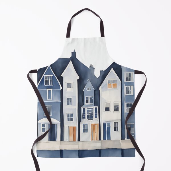Item preview, Quaint Fishing Town designed and sold by littlemoostore.