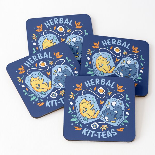 Item preview, Herbal Kitteas - Happy Cats Tea designed and sold by Snouleaf.
