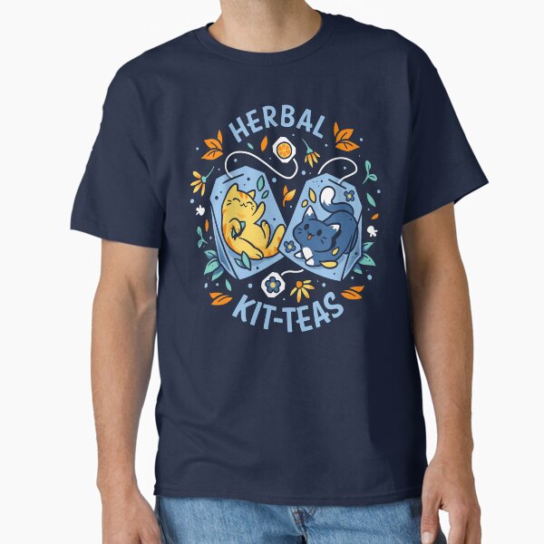 Vista previa del artículo con la obra «Kitteas de hierbas - Té de gatos felices», diseñado y vendido por Snouleaf.