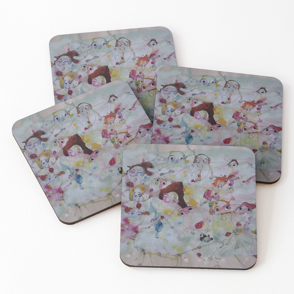 Item preview, Coasters (Set of 4) designed and sold by Rorschach68.