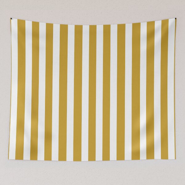 Item preview, vertical wide and thick stripe fashion yellow and white  designed and sold by Carlos Gudino.
