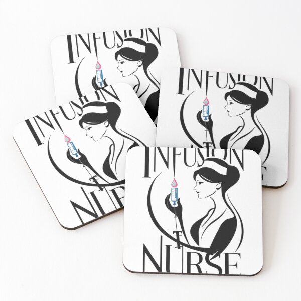 Item preview, Infusion Nurse black and white elegant Design designed and sold by EmeraldCauldren.