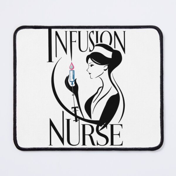 Item preview, Infusion Nurse black and white elegant Design designed and sold by EmeraldCauldren.