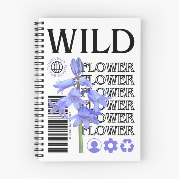 Item preview, Purple Flower with Black Text designed and sold by AveryZi.