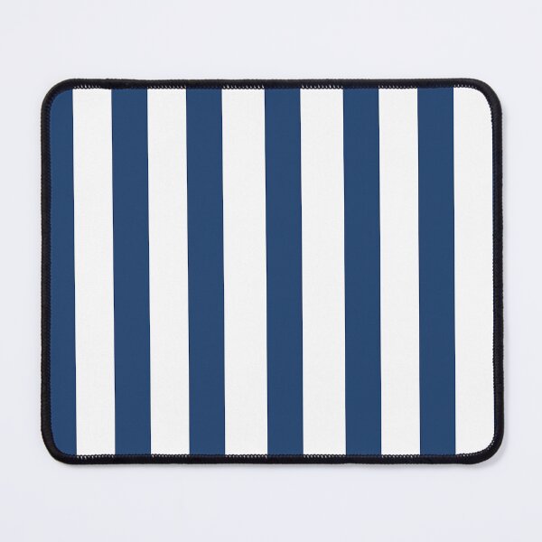 Item preview, Vertical wide and thick stripe fashion blue and white Sailor style designed and sold by Carlos Gudino.