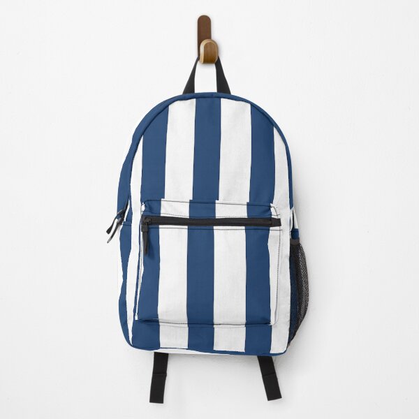 Item preview, Vertical wide and thick stripe fashion blue and white Sailor style designed and sold by Carlos Gudino.