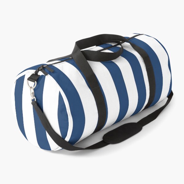Item preview, Vertical wide and thick stripe fashion blue and white Sailor style designed and sold by Carlos Gudino.