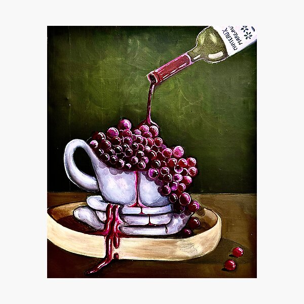 Item preview, Grapes and Wine designed and sold by ArtbyEhrlich.