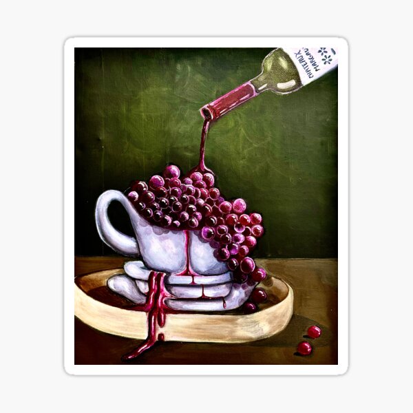 Item preview, Grapes and Wine designed and sold by ArtbyEhrlich.