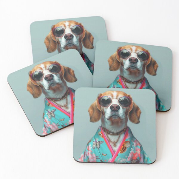 Item preview,  Beagle Dog, My Pet in Kimono designed and sold by MonicaGoDesign.