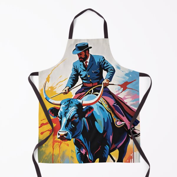 Item preview, bullfighting, arena, bull, woman, torreodor designed and sold by DonnaBlankaArt.