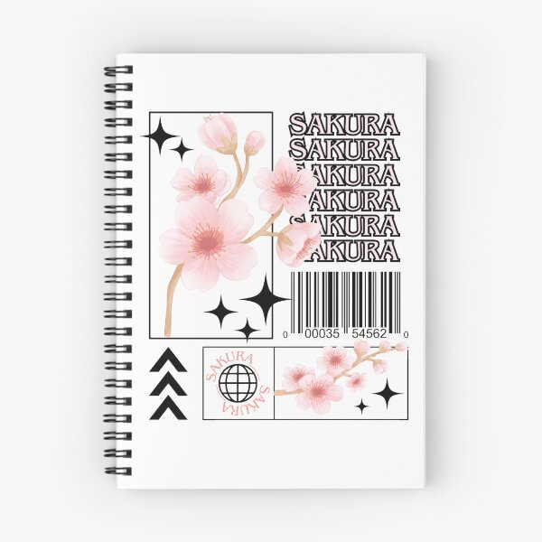 Item preview, Sakura Flower with Black and Pink Text  designed and sold by AveryZi.