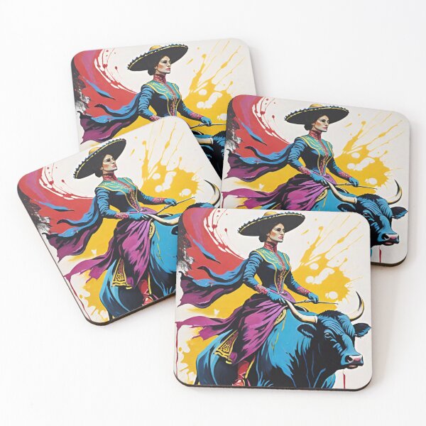 Item preview, bullfighting, arena, bull, woman, torreodor designed and sold by DonnaBlankaArt.