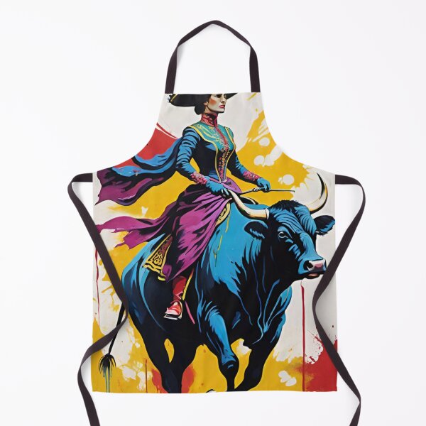 Item preview, bullfighting, arena, bull, woman, torreodor designed and sold by DonnaBlankaArt.