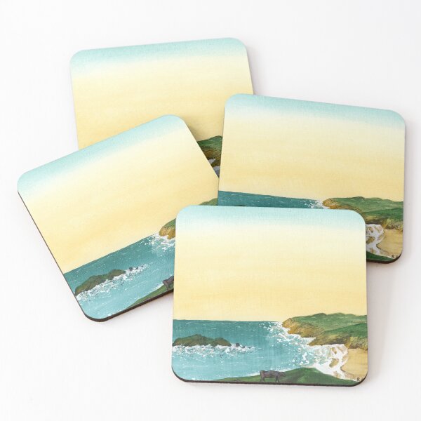 Item preview, Donegal Murder Hole Beach Ireland Original Painting designed and sold by Art-By-Rosalind.
