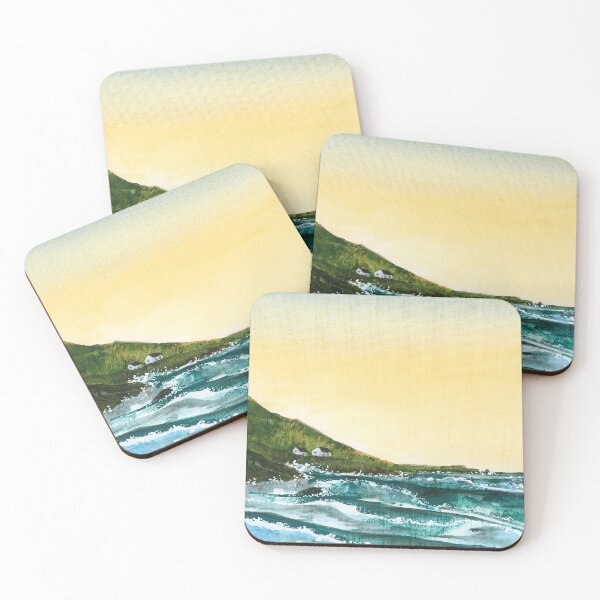 Item preview, Donegal Beach Rossguill Peninsula Downings Original Painting designed and sold by Art-By-Rosalind.