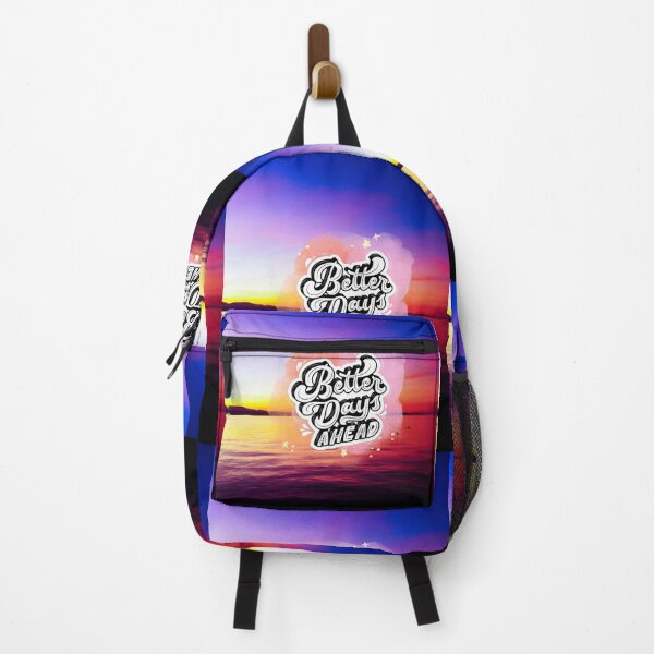 Item preview, Better Days Ahead, Black and White Text & Dreamy Sunset  designed and sold by TomikoKH19.