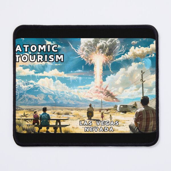 Item preview, Atomic Tourism Las Vegas Nevada  designed and sold by MojaveTradePost.