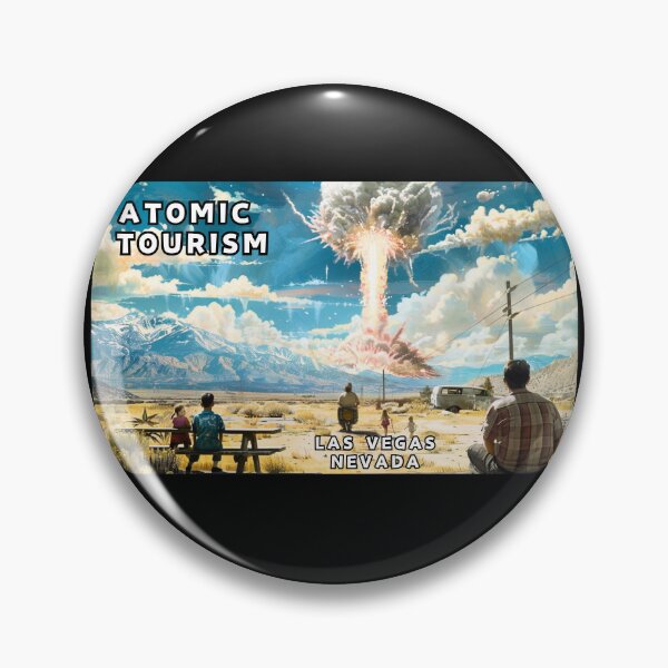 Item preview, Atomic Tourism Las Vegas Nevada  designed and sold by MojaveTradePost.