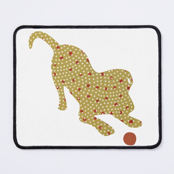Item preview, Playing Puppy Green and Red - Silhouette Collection designed and sold by CuratedDesignCa.