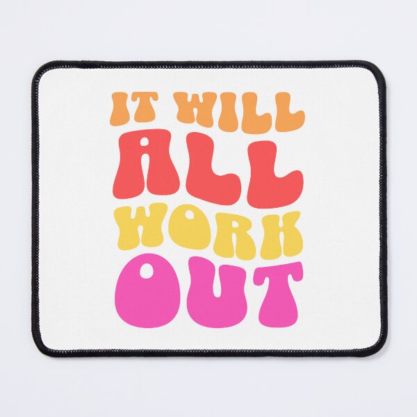 Item preview, It Will All Work Out! Red And Orange designed and sold by PMCreative.