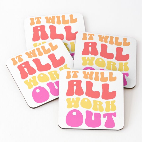 Item preview, It Will All Work Out! Red And Orange designed and sold by PMCreative.
