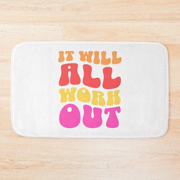 Item preview, It Will All Work Out! Red And Orange designed and sold by PMCreative.