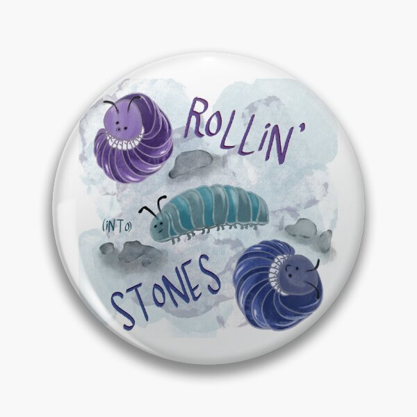Item preview, Rollin (into) Stones Pillbugs designed and sold by AdriaCaps Art & Design.