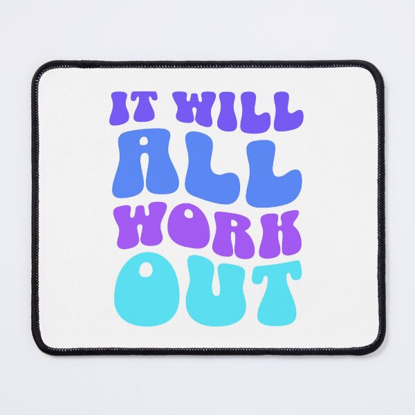 Item preview, It Will All Work Out! Blue And Purple designed and sold by PMCreative.