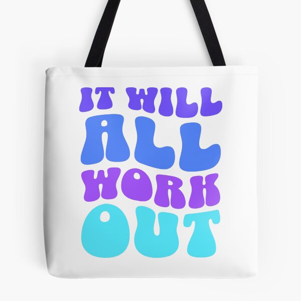 Item preview, It Will All Work Out! Blue And Purple designed and sold by PMCreative.