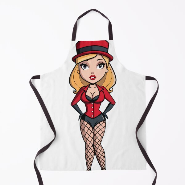 Item preview, Cartoon girl in red clothing designed and sold by Creative88Art.