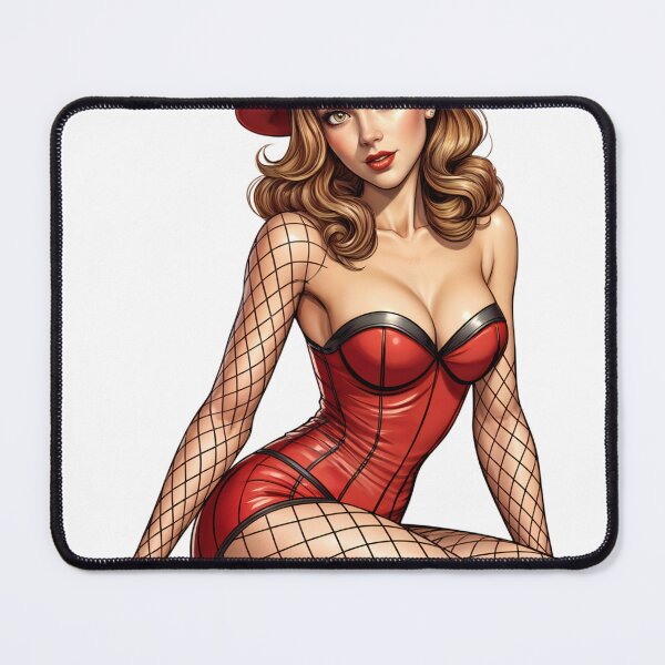 Item preview, Fashion digital woman,model in red,sitting pose  designed and sold by Creative88Art.