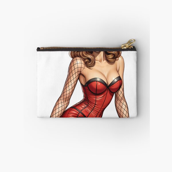 Item preview, Fashion digital woman,model in red,sitting pose  designed and sold by Creative88Art.