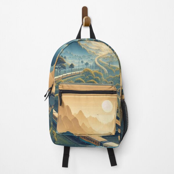 Item preview, forest and colorful landscape / train journey designed and sold by Constructive27.