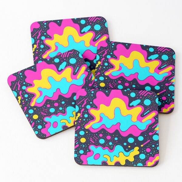 Item preview, 80s style vibrant pattern  designed and sold by Studio Quirk.