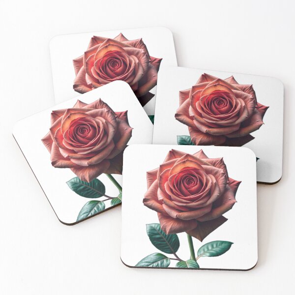 Item preview, isolated digital red rose designed and sold by Creative88Art.