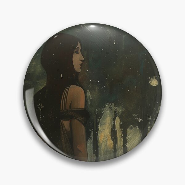 Item preview, Dark & Moody Vintage Portrait - Oil Painting for Renaissance Lovers designed and sold by JadeLotusArt.