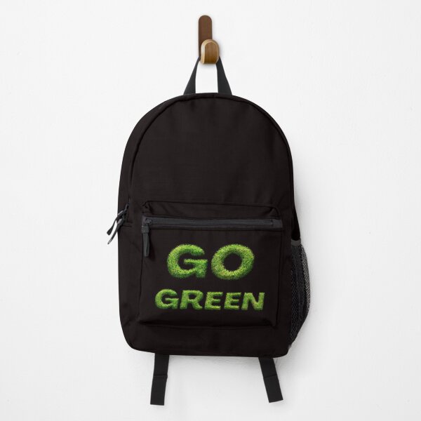 Item preview, "Go Green - Grass Letters Texture Design" designed and sold by Mahakamel.