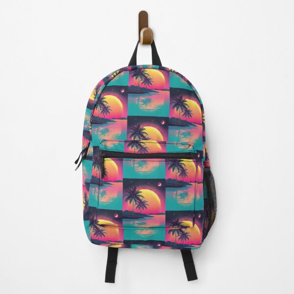 Item preview, 80s Style Poster. Palm Trees, Sun, Water designed and sold by Piotrek0001.