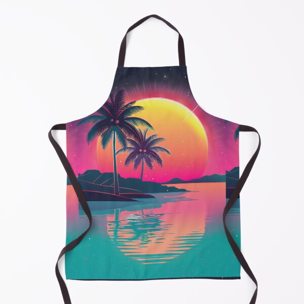 Item preview, 80s Style Poster. Palm Trees, Sun, Water designed and sold by Piotrek0001.