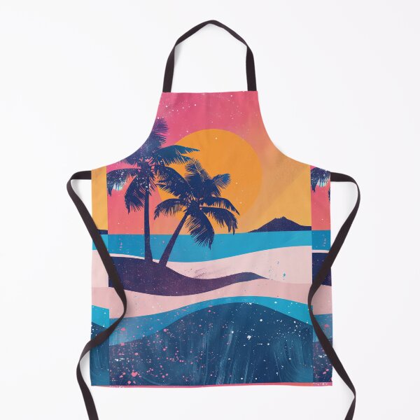 Item preview, 80s Style Poster. Palm Trees, Sun, Water designed and sold by Piotrek0001.