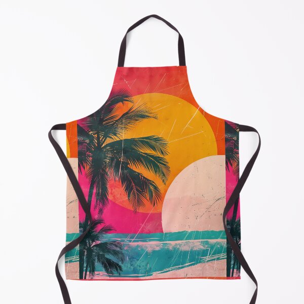 Item preview, 80s Style Poster. Palm Trees, Sun, Water designed and sold by Piotrek0001.